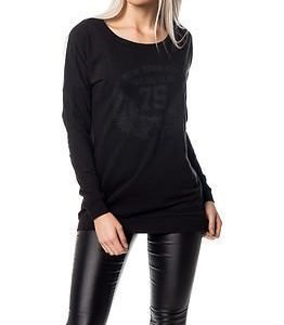 Jacqueline de Yong Alexa Print Sweat Black