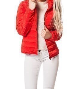 Jacqueline de Yong Ash Nylon Jacket Poppy Red