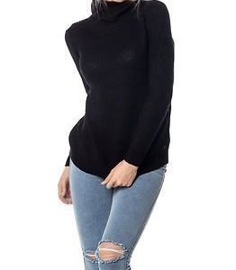 Jacqueline de Yong Basky Roll Neck Knit Black