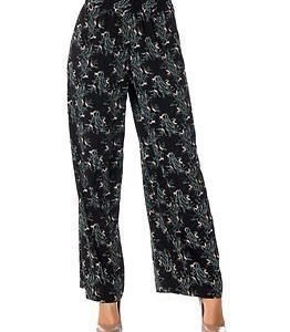 Jacqueline de Yong Beat It Loose Pant Black Flower