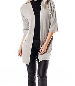 Jacqueline de Yong Bellami Cardigan Light Grey Melange