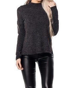 Jacqueline de Yong Fifth Pullover Dark Grey Melange