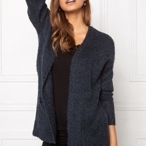 Jacqueline de Yong Gaby l/s cardigan Dark grey/denim