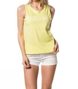 Jacqueline de Yong Katie Print Tank Top Sunny Lime