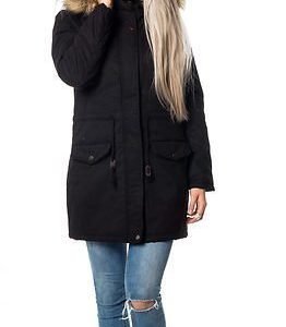 Jacqueline de Yong Mandy Parka Jacket Black