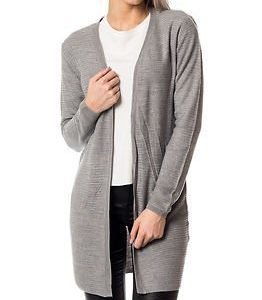 Jacqueline de Yong Mathison Cardigan Knit Light Grey Melange