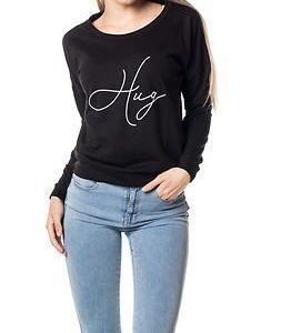 Jacqueline de Yong Newton Print Sweat Black