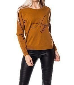 Jacqueline de Yong Newton Print Sweat Pumpkin Spice