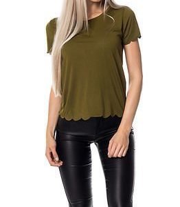 Jacqueline de Yong Noho Edge Top Fir Green