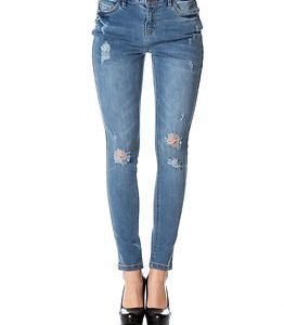 Jacqueline de Yong Nome Girlfriend Jeans Medium Blue Denim