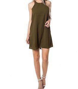 Jacqueline de Yong Rusty Dress Dark Olive