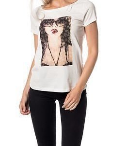 Jacqueline de Yong Shay Print Top Smoke