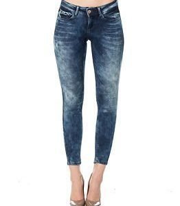 Jacqueline de Yong Skinny Low Ally Ancle Jeans Medium Blue Denim