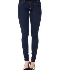 Jacqueline de Yong Skinny Low Champ Diego Jeans Dark Blue Denim