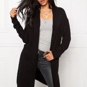 Jacqueline de Yong Stacy L/S Long Cardigan Black