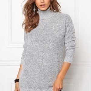 Jacqueline de Yong Stark ls long pullover Light grey melange