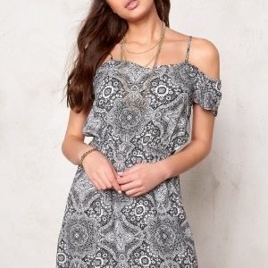 Jacqueline de Yong Tate s/s Dress Cloud Dancer/Print