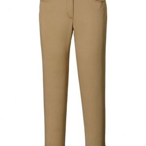 Janet & Joyce Nilkkapituiset Housut Beige