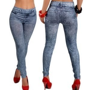 Jeans Leggings Blå