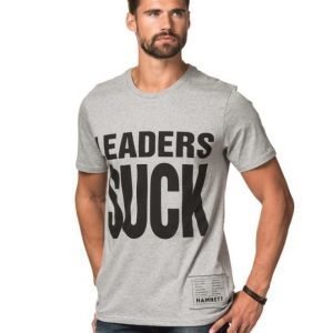 Katharine Hamnett Leaders Suck Tee Grey Marl