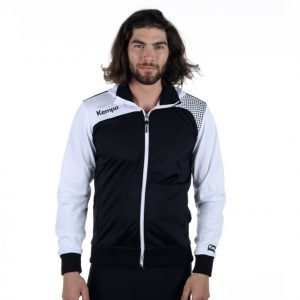 Kempa Emotion Hood Jacket Vetoketjuhuppari Musta / Valkoinen