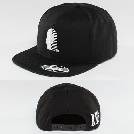 Kingin Snapback Lippis Musta