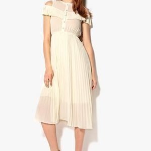 Kling Plait Two Ways Dress Luonnonvalkoinen 34 IT1