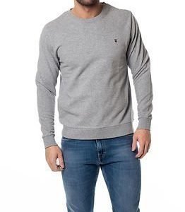 Knowledge Cotton Apparel Basic Sweat Light Grey Melange