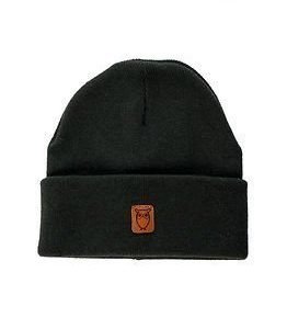 Knowledge Cotton Apparel Beanie Hat Dark Forrest Night