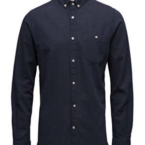 Knowledge Cotton Apparel Cotton/Linen Shirt- Gots