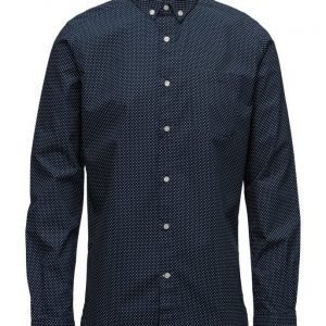 Knowledge Cotton Apparel Dot Printed Poplin Shirt Gots