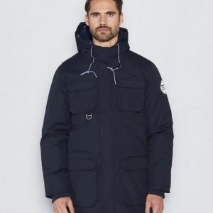 Knowledge Cotton Apparel Heavy Parka 1001 Navy