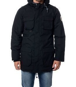 Knowledge Cotton Apparel Heavy Parka Jacket Total Eclipse