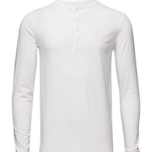 Knowledge Cotton Apparel Henley Gots pitkähihainen t-paita