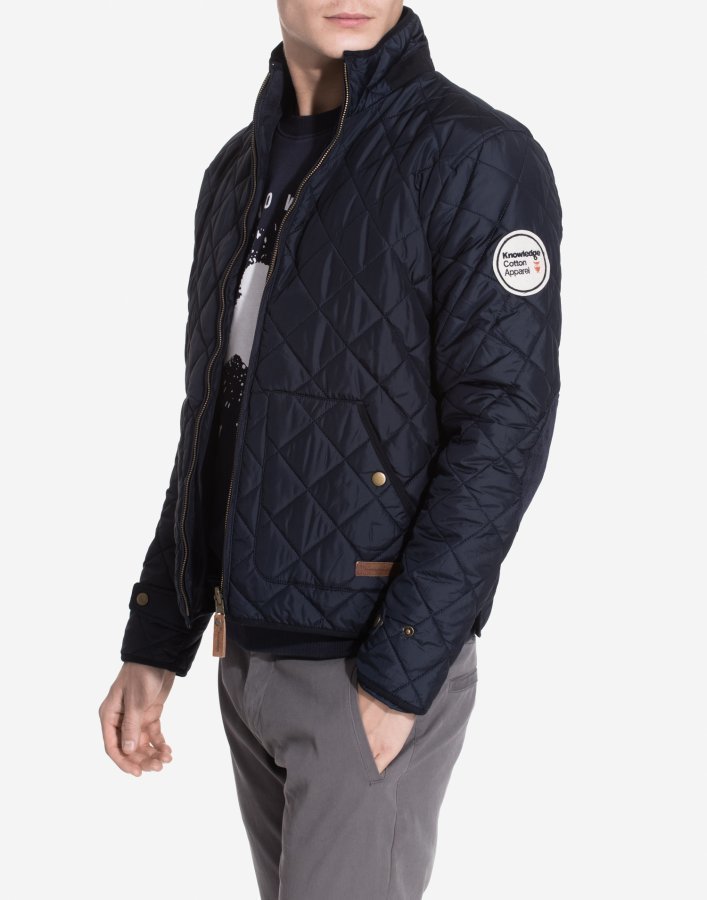 Knowledge Cotton Apparel PET Light Jacket Reversible Takki Total Eclipse Vaatekauppa24.fi