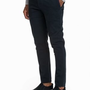 Knowledge Cotton Apparel Pistol Joe Stretch Chinos Chinot Total Eclipse