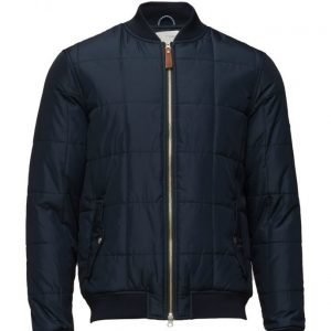 Knowledge Cotton Apparel Quilted Bomber Jacket Grs untuvatakki