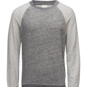 Knowledge Cotton Apparel Sweat W/Sleeves In Reverse Side Fab svetari