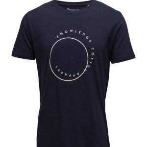 Knowledge Cotton Apparel T-Shirt W/Cirkle Print Gots lyhythihainen t-paita