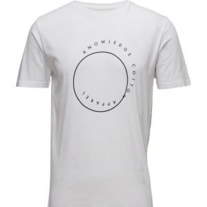 Knowledge Cotton Apparel T-Shirt W/Cirkle Print Gots lyhythihainen t-paita