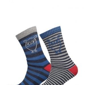 Knowledge Cotton Apparel Tennis Socks 2pack nilkkasukat