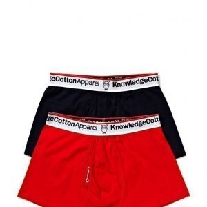 Knowledge Cotton Apparel Underwear 2pack Solid/Owl Gots bokserit