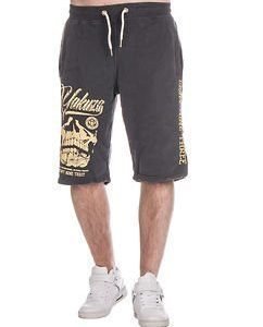 L.A Skull Sweat Shorts Anthracite