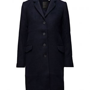 LEVI´S Women Long Wool Coat Nightwatch Blue villakangastakki