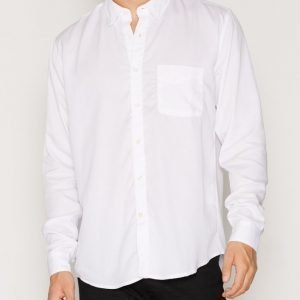 L'Homme Rouge Original Tencel Shirt Kauluspaita Valkoinen