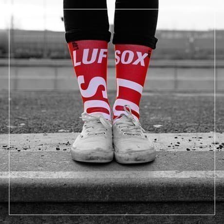 LUF SOX Sukat Punainen