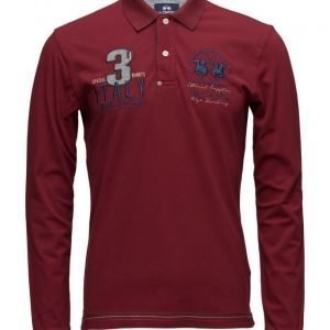 La Martina La Martina-Man Polo L/S Piquet Stretch pitkähihainen pikeepaita