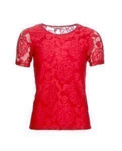 Lace Top Red