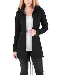 Ladies Sweat Parka Black