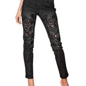 Laura Kent Farkut Black Denim